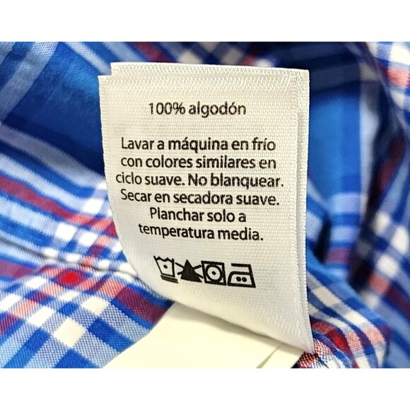 Vineyard Vines By Shep & Ian Classic Fit Tucker 100% Cotton Blue Plaid Shirt - Picture 14 of 16